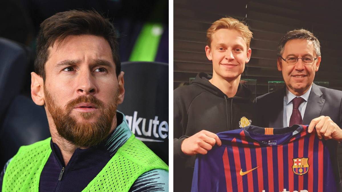 Messi tuvo que salvar un duro obstáculo para convencer a Frenkie De Jong