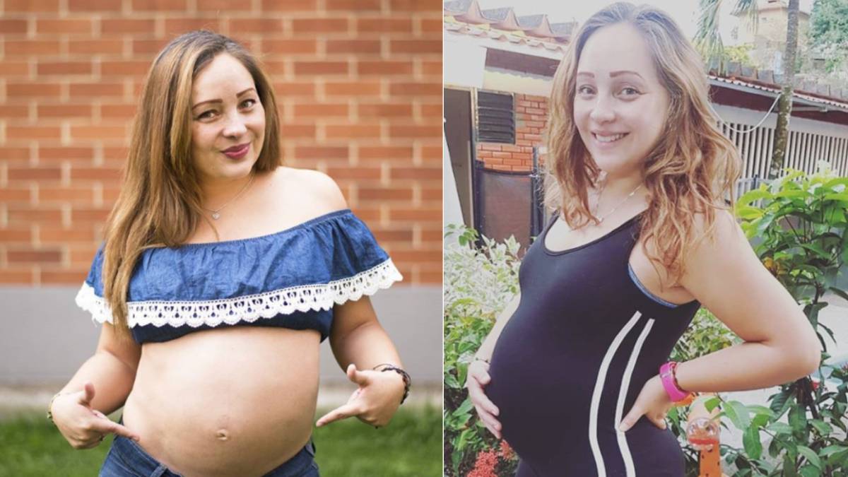 Ana Victoria Beltrán, más conocida como Daniela Franco por su papel en Padres e Hijos, lució su embarazo en vestido de baño