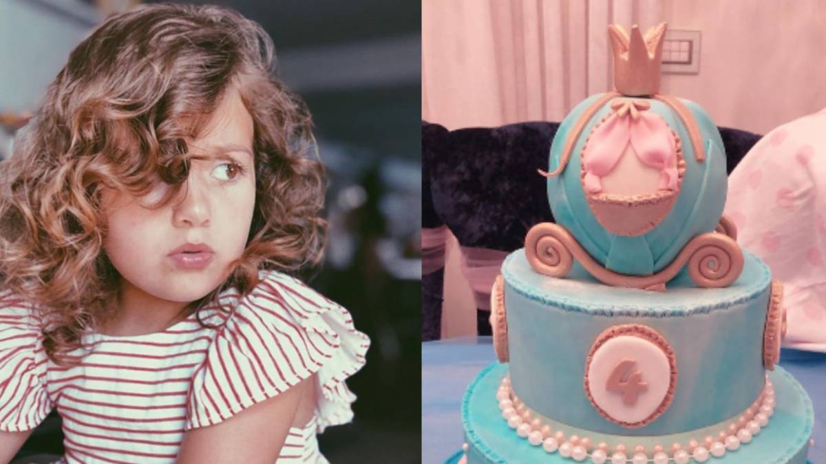 Desirée, una de las hijas de Falcao García y Lorelei Tarón, cumplió 4 años.