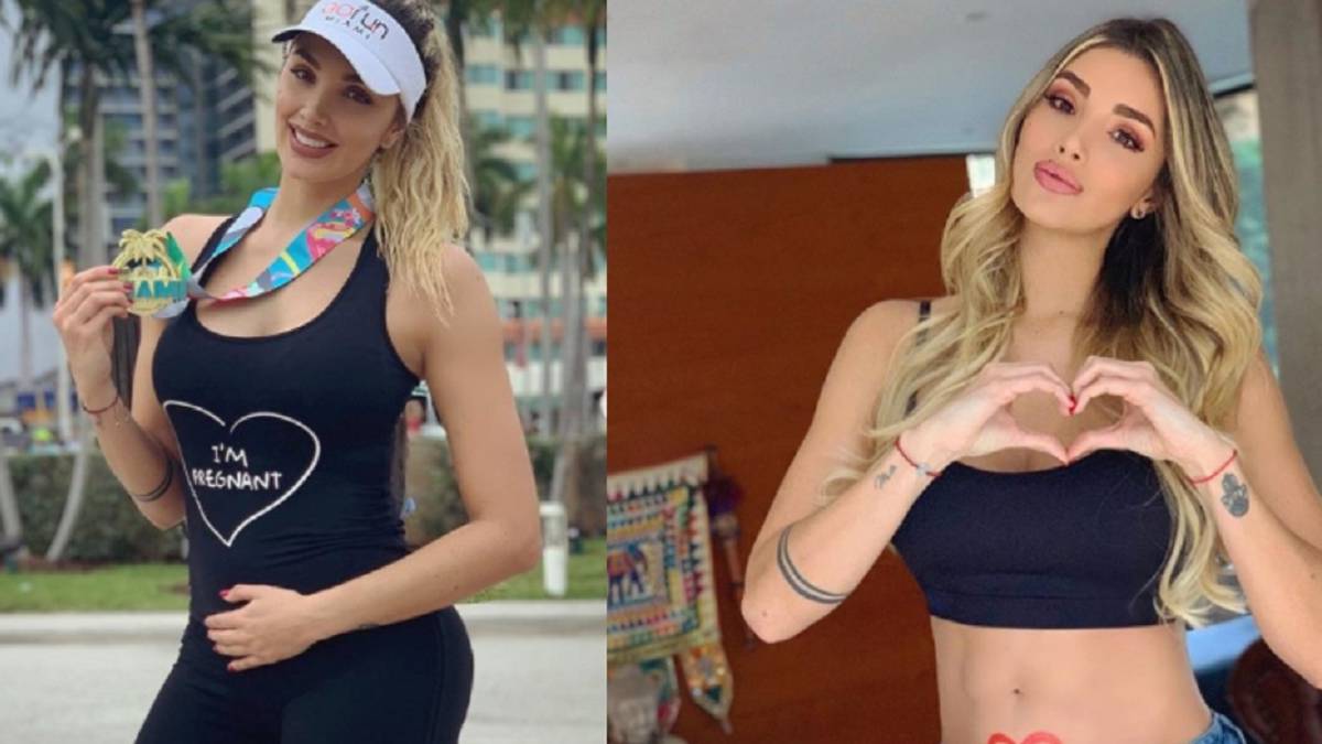 Melina Ramírez responde a las críticas por hacer ejercicio en su etapa de embarazo