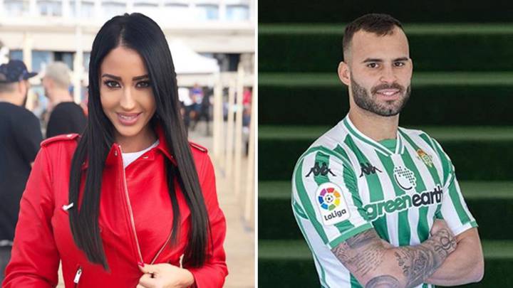 Imágenes de Aurah Ruiz y de Jesé Rodríguez en su presentación con el Betis. Fotos Instagram