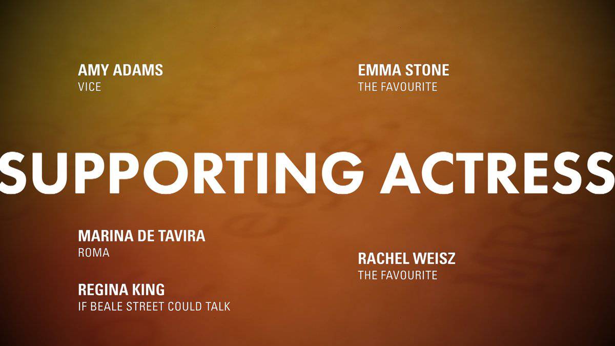 Nominadas al Oscar a mejor actriz de reparto 2019