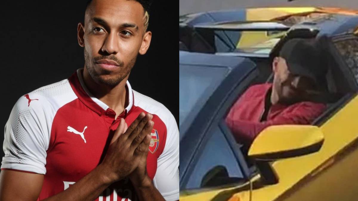 Aubameyang y su pasión por el dorado: muestra su Lamborghini color oro de 300.000 euros