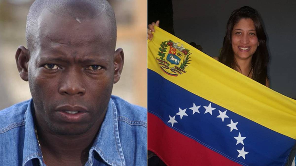 Imagen del exfutbolista colombiano Faustino 'Tino' Asprilla y de una joven venezolana llamada Oriana Gutiérrez a la que dedicó un desafortunado comentario que generó mucha polémica y una oleada de críticas contra él. Fotos Facebook/Instagram