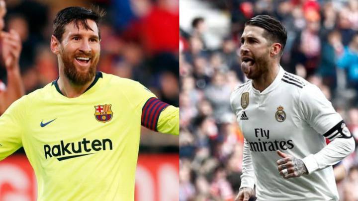Lionel Messi y Sergio Ramos.
