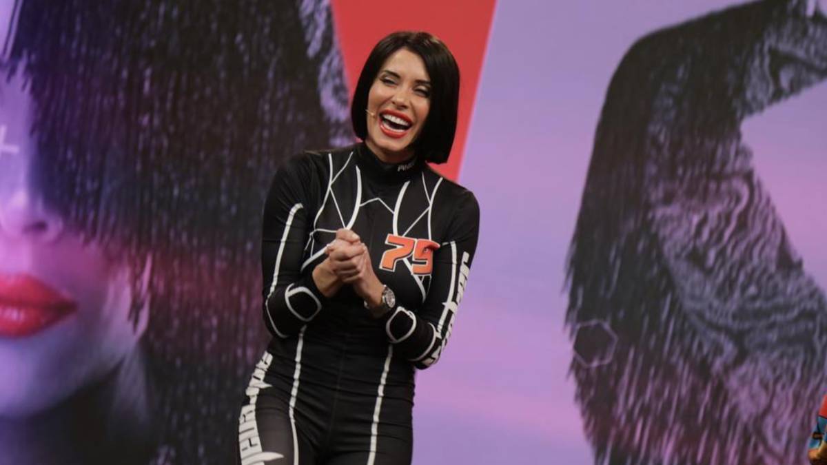Pilar Rubio con su nuevo look en El Hormiguero.