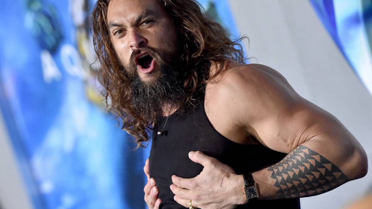 Jason Momoa pasa un mal trago sobre los aires porque su avión "quería incendiarse"