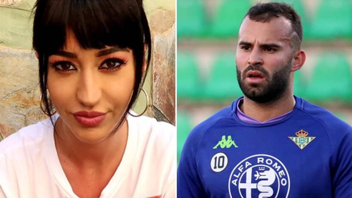 Imágenes de Aurah Ruiz en su programa 'Original Aurah' del canal 'mtdm' y del futbolista Jesé Rodríguez durante un entrenamiento con el Betis. Fotos Instagram