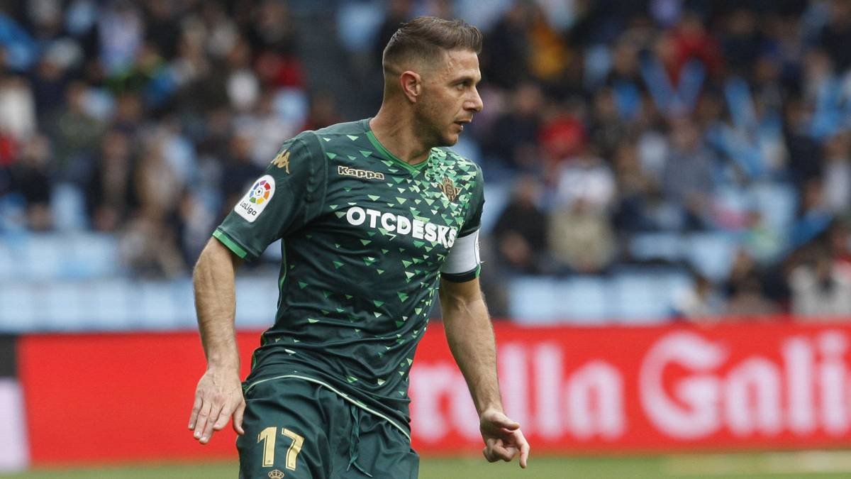 Joaquín, en un partido con el Betis.