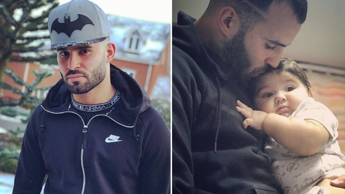 Imágenes del futbolista Jesé Rodríguez con una gorra de Batman y con su hijo Nyan. Fotos Instagram @jeserodriguez10
