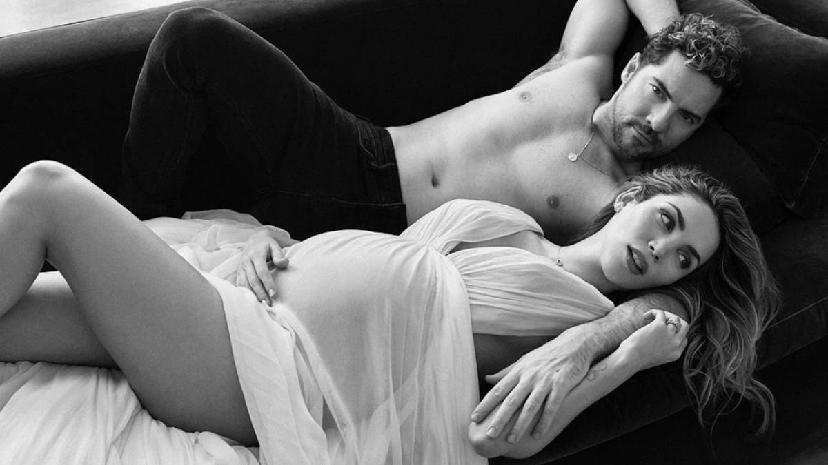 El espectacular posado de Bisbal y Rosanna Zanetti antes de ser padres