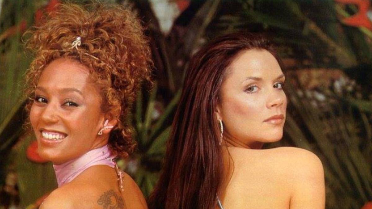 Mel B y Victoria Beckham durante su época en las 'Spice Girls'. Foto Facebook