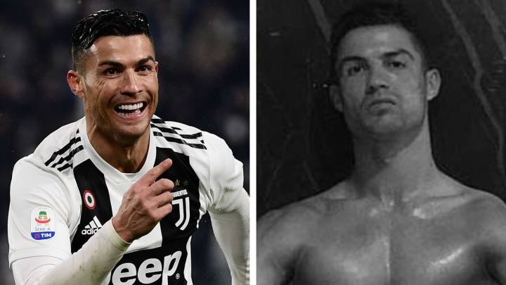 Ronaldo mixes recovery session with some underpants advertising