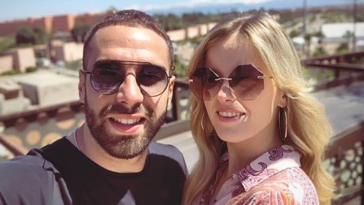 El futbolista Dani Carvajal y la modelo Daphne Cañizares. Foto Instagram Stories @dani.carvajal.2
