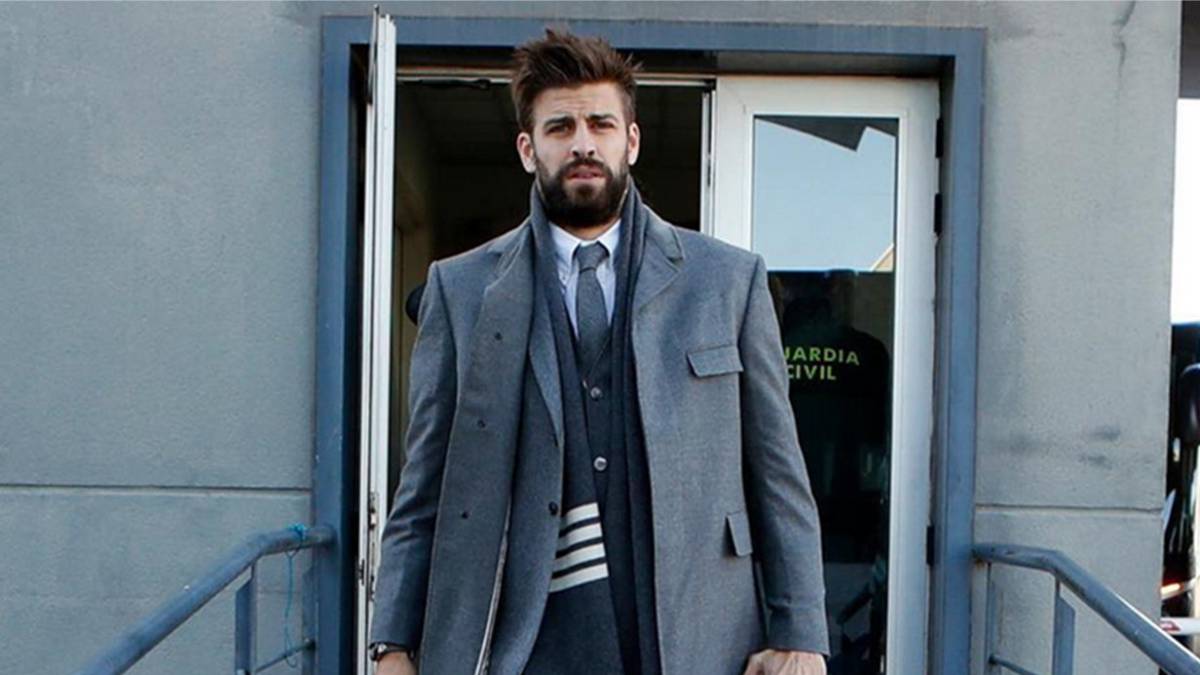 Gerard Piqué durante un viaje con el FC Barcelona.Foto Instagram @3gerardpique