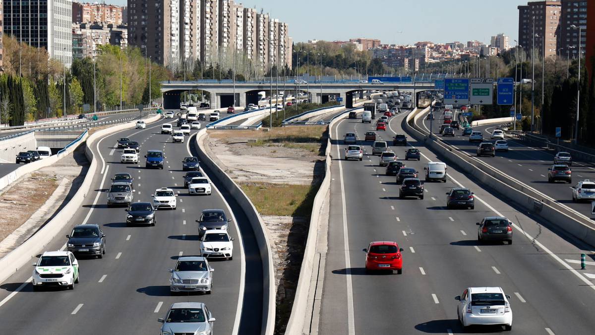 Imagen de una carretera de Madrid. FOTO: Óscar J.Barroso - Europa Press