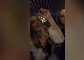 Así fue la fiesta de las mujeres de Suárez, Jordi Alba y Busquets por la Liga