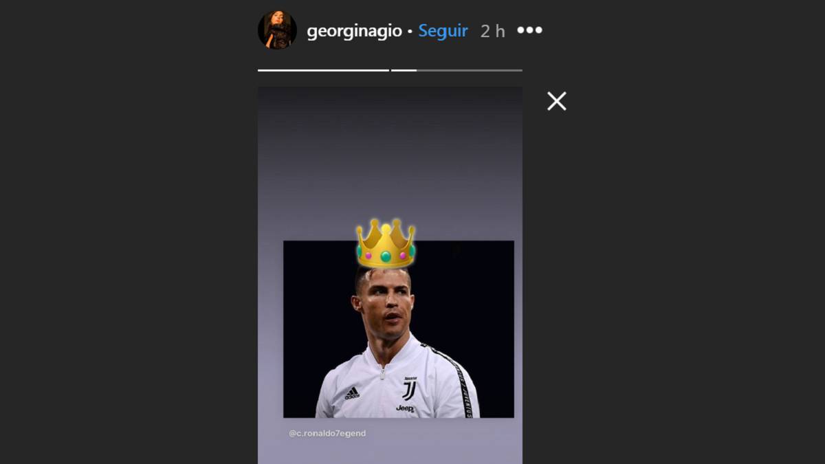 La foto de Cristiano Ronaldo que ha subido a Instagram Georgina Rodríguez.