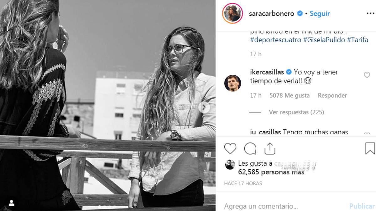 El sentido del humor de Casillas brilla en una respuesta a Sara Carbonero