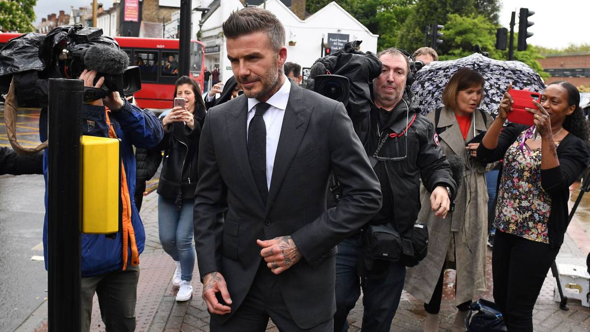 Juicio a David Beckham: se queda seis meses sin carnet de conducir