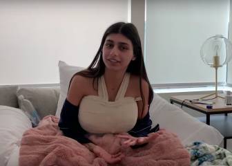 Mia Khalifa muestra cómo ha recuperado sus pechos tras su accidente en la NHL