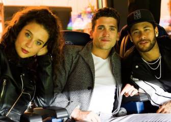 Neymar muestra su amistad con Jaime Lorente y María Pedraza de 'La Casa de Papel'
