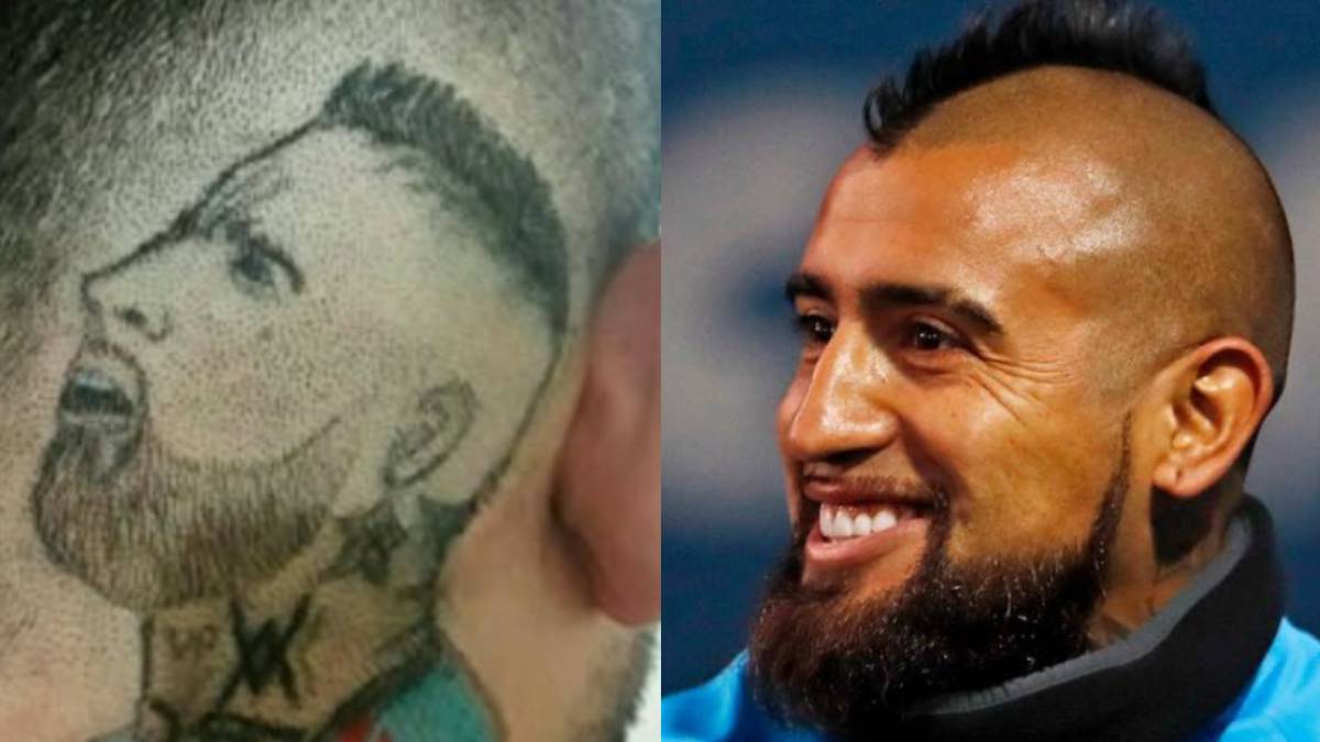 El extraño corte de pelo con el rostro de Arturo Vidal que ha gustado al futbolista