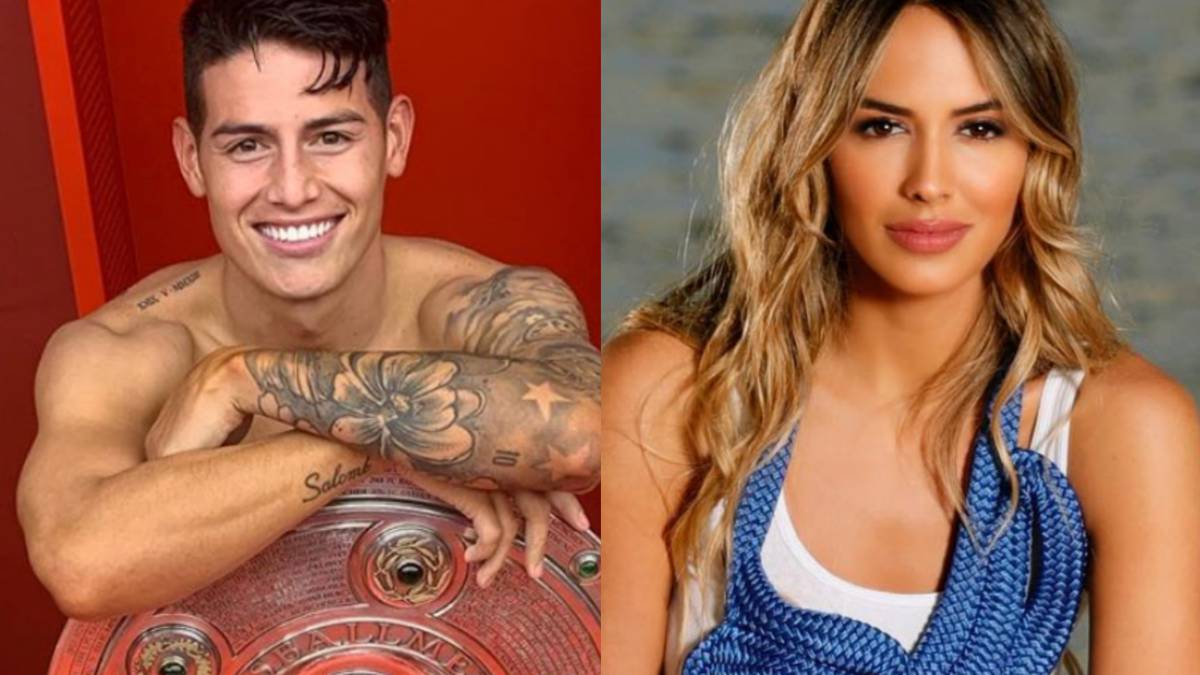 James confirma su relación con Shannon de Lima celebrando la Bundesliga