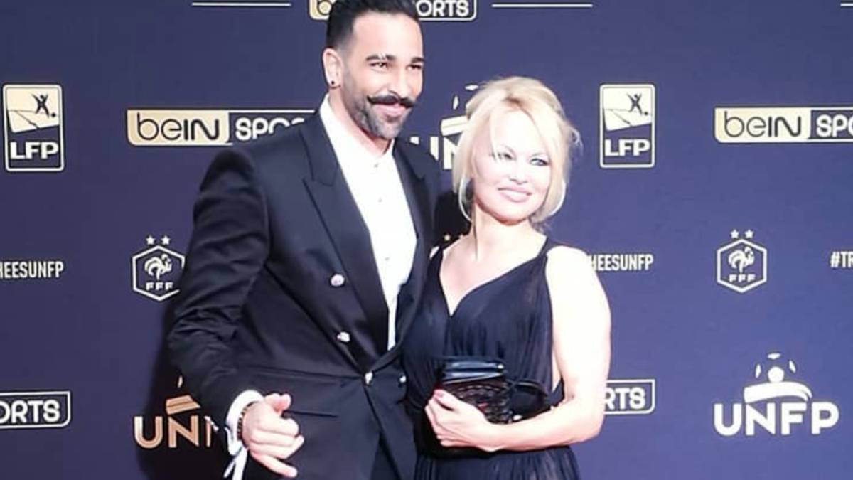 Pamela Anderson y Rami terminan con los rumores de ruptura en la Gala UNFP