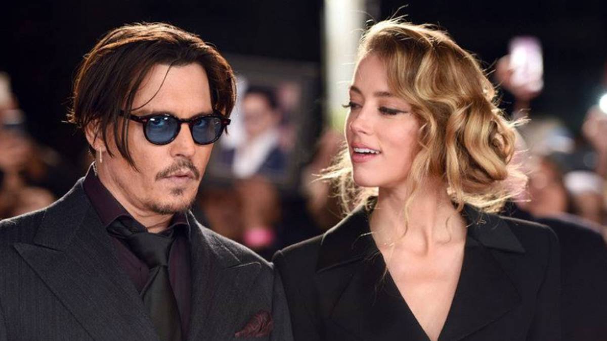 Los actores Johnny Depp y Amber Heard a su llegada a un evento cuando eran pareja. Foto Facebook