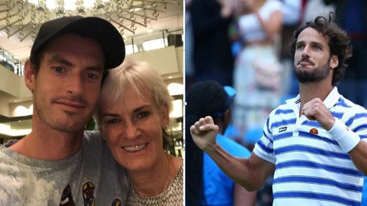 Imágenes de Andy Murray con su madre, Judy Murray, y de Feliciano López celebrando un triunfo. Fotos Instagram