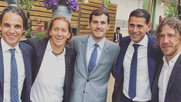 Casillas, reunido con 'la tribu de los Brady'