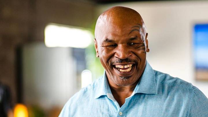 Mike Tyson sonriendo. Foto Instagram @miketyson