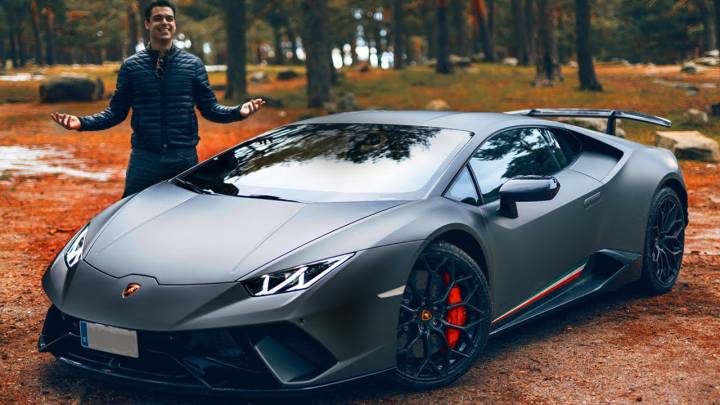 El joven detenido por conducir su Lamborghini a 228 km/h es el youtuber David Díaz