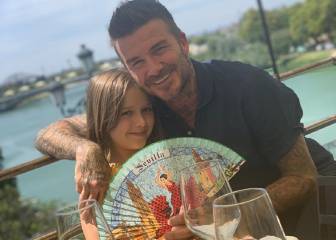 La familia Beckham disfruta de los encantos de Sevilla tras la boda de Ramos