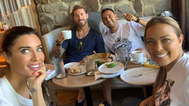 Pilar Rubio y Sergio Ramos disfrutando del inicio de su luna de miel con Keylor Navas y su mujer, Andrea Salas, en en Guanacaste (Cosat Rica). Foto Instagram @pilarrubio_oficial