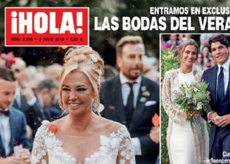 Las primeras fotos de Belén Esteban vestida de novia en la portada de la revista '¡Hola!'