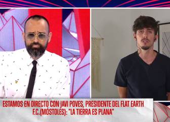 'Todo es mentira' se burla de Javi Poves, el presidente del primer club terraplanista