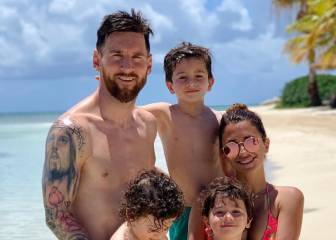 Messi ya está de vacaciones en el Caribe junto a su familia tras la Copa América