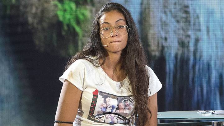 Dakota Tárraga en el plató de 'Supervivientes' el 9 de julio de 2019. FOTO: Alberto Ortega/GTRES