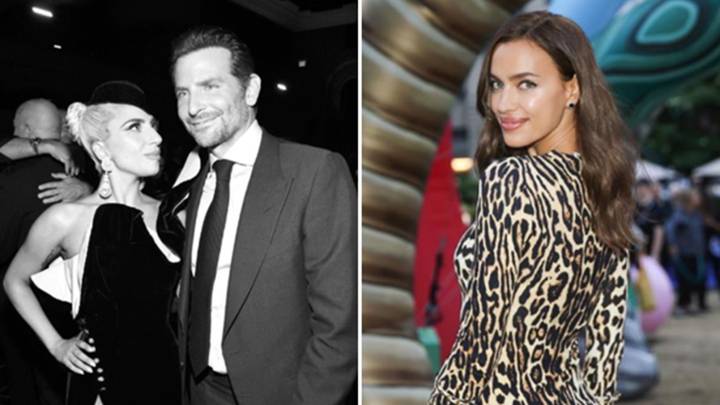 Imágenes de la cantante Lady Gaga con el actor Bradley Cooper y de la modelo Irina Shayk. Fotos Facebook/Instagram