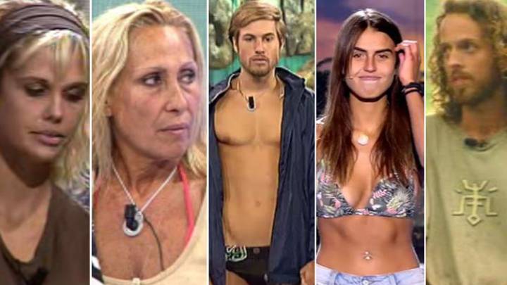 Montaje con cinco de los ganadores de 'Supervivientes'. Foto montaje: Telecinco (Mediaset)