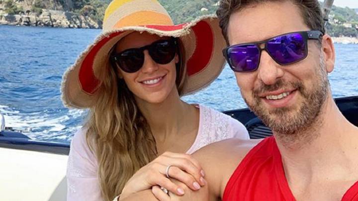 Pau Gasol comparte varias fotos de su luna de miel con Catherine McDonnell