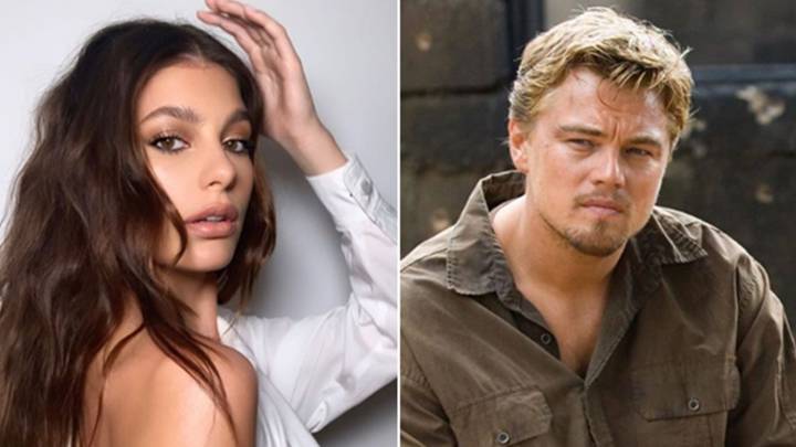 Imágenes de Camila Morrone y de Leonardo DiCaprio. Fotos Instagram