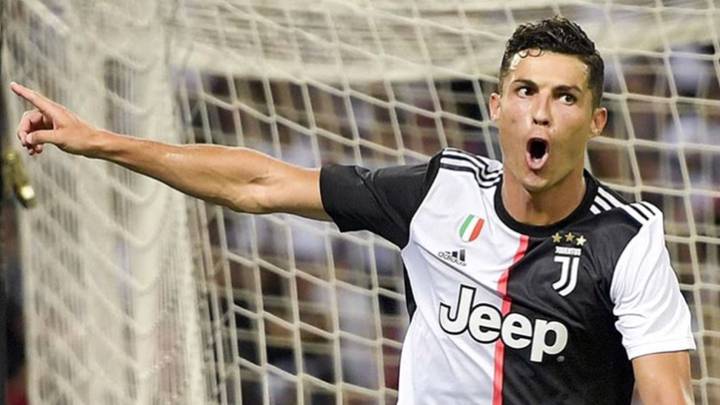 Cristiano Ronaldo celebrando un gol con la Juventus. Foto Instagram @juventus