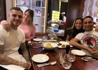 Keylor Navas encuentra en Wanda e Icardi su mejor apoyo en París