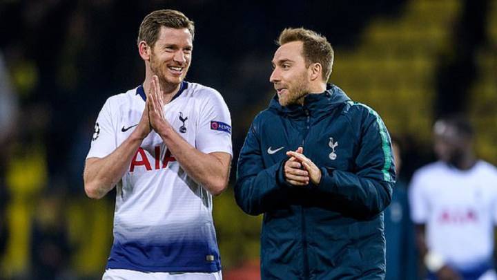 Eriksen se harta de los rumores sobre una supuesta aventura de su mujer con Vertonghen
