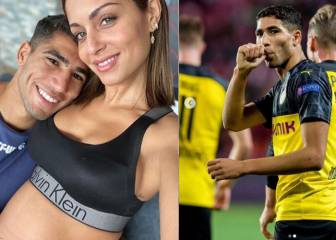 Hat trick de Achraf Hakimi: dos goles y un bebé en camino con Hiba Abouk