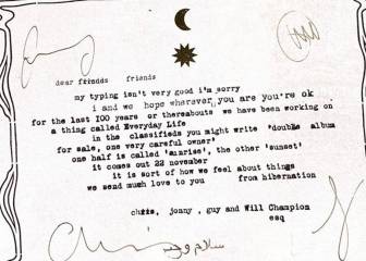 El detalle de 'Coldplay' con sus fans para comunicar el lanzamiento de su nuevo disco