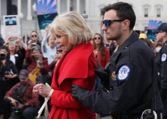 Jane Fonda, arrestada por tercera vez consecutiva tras una nueva protesta